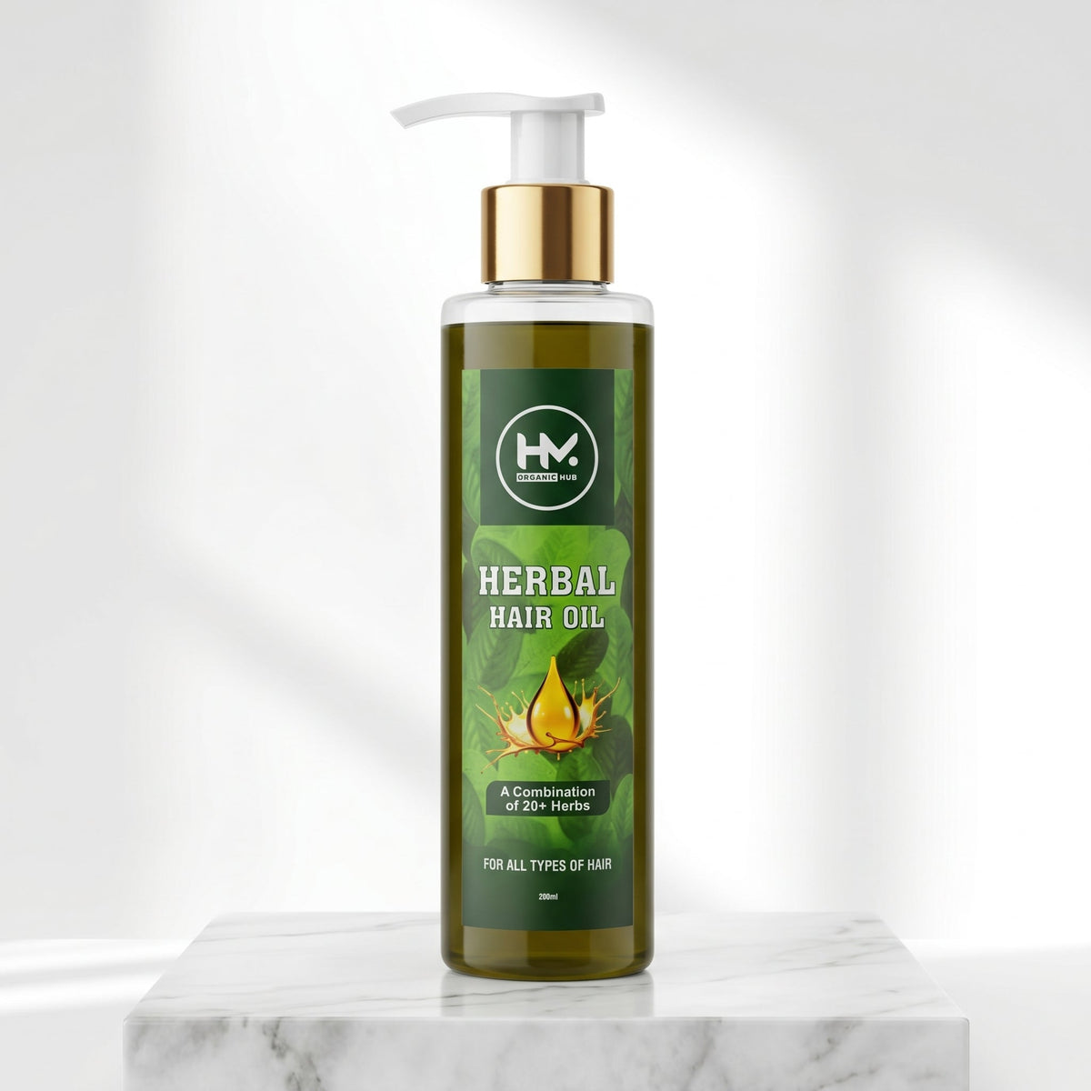 Herbal Hair Growth Oil for Strong, Thick & Healthy Hair